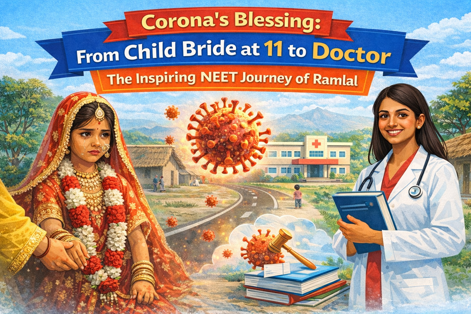 Corona’s blessing: From child bride at 11 to doctor, the inspiring NEET journey of Ramlal